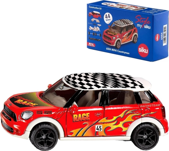 SIKU Mini Countryman Race model kit, red