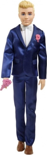 Barbie Ken ženin – družabna punčka z dodatki