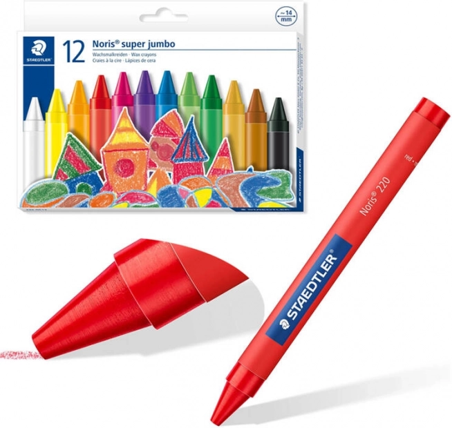 Staedtler Noris Jumbo voščene barvice 12 barv