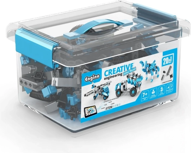 20 modelov v enem konstrukcijskem setu