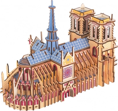 Lesene 3D sestavljanke Katedrala Notre-Dame