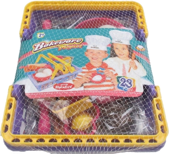 Voziček za punčke z 23‑delnim priborom