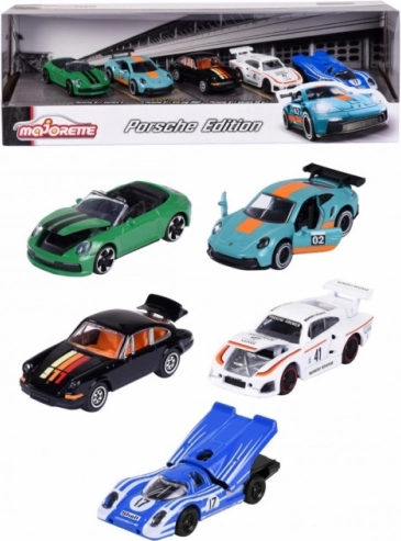 Set modelov avtomobilov PORSCHE – 5 kosov