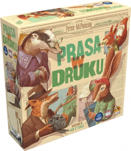 Prasa w druku – družabna igra za vso družino