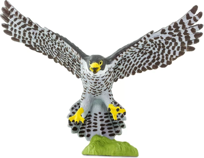 Realistic figurine with widely spread wings