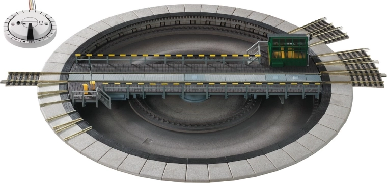 Fleischmann električna vrtljiva plošča s preklopnikom 310 mm