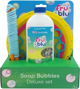 fru blu deluxe komplet za orjaške milne mehurčke z 0,4 l polnila