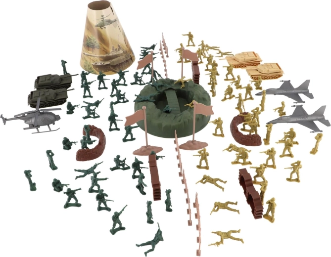 Raznolike figurice in vozila