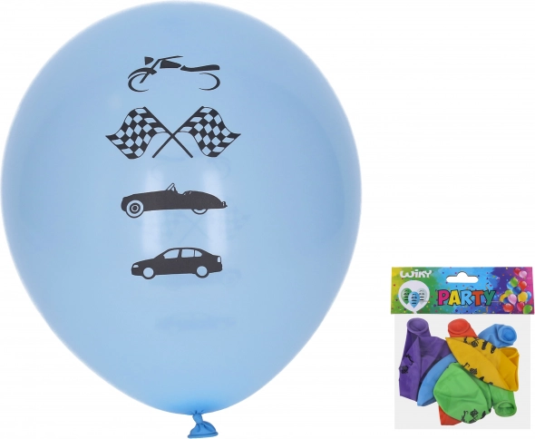 Nafukljivi baloni 30 cm Avtomobili – set 5 kos