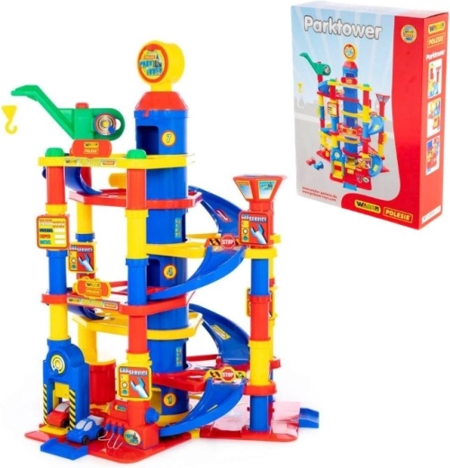 Parkirna garaža Park Tower s 7 nadstropji in avtomobilčki