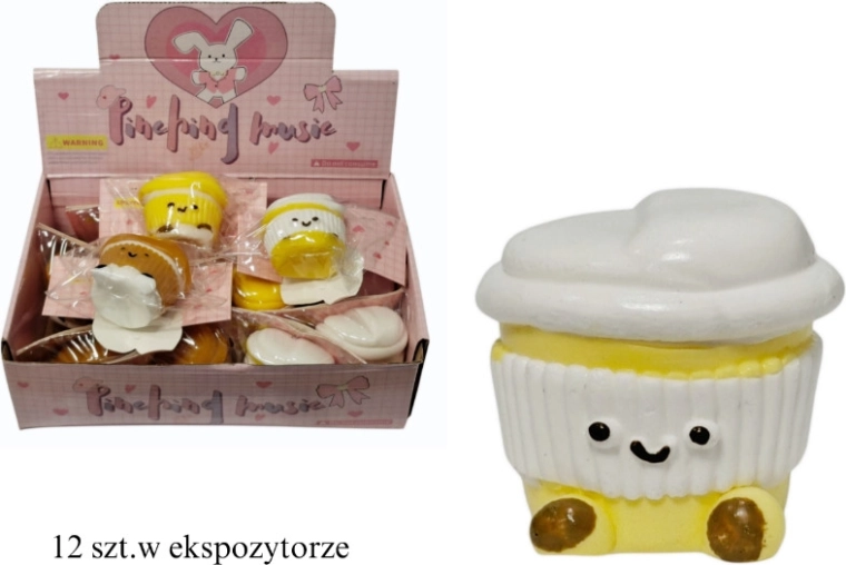 Antistresna igračka cupcake za stiskanje – 1 kos