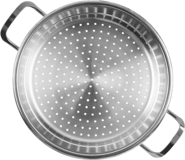 Perforirano dno za enakomerno paro