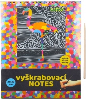 Notes za praskanje s pisanim slikami