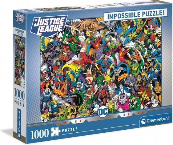 Sestavljanka Clementoni Impossible: DC Comics Justice League 1000 koščkov