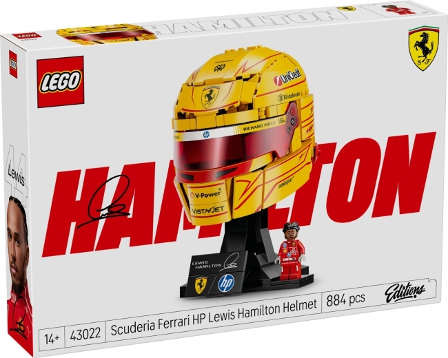 LEGO Editions čelada Lewisa Hamiltona Scuderia Ferrari HP