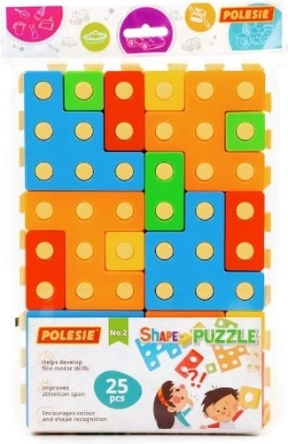 Izobraževalna sestavljanka »Sestavi puzzle št. 2« (25 kosov) v vrečki
