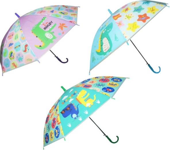 Otroški samodejni dežnik z motivi dinozavrov Swede