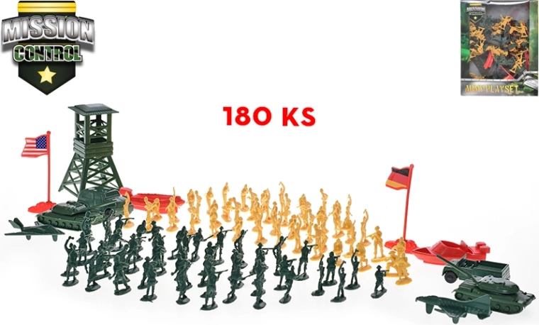 Mission Control komplet vojakov z dodatki 180 kosov