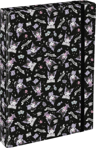 Mape za šolske zvezke A4 Jumbo KUROMI Black Baagl