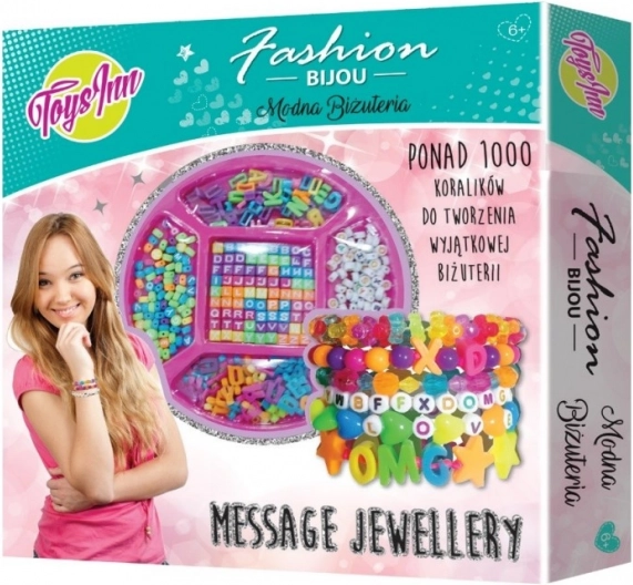 Zapestnica s sporočilom - komplet DIY nakita