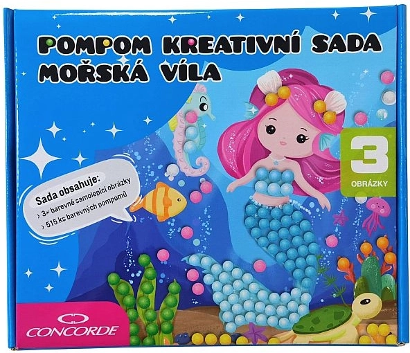 Ustvarjalni komplet s cofki Morska vila CONCORDE