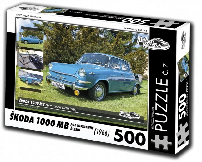 Sestavljanka RETRO-AVTOMOBILI Škoda 1000 MB 1966 – 500 delcev