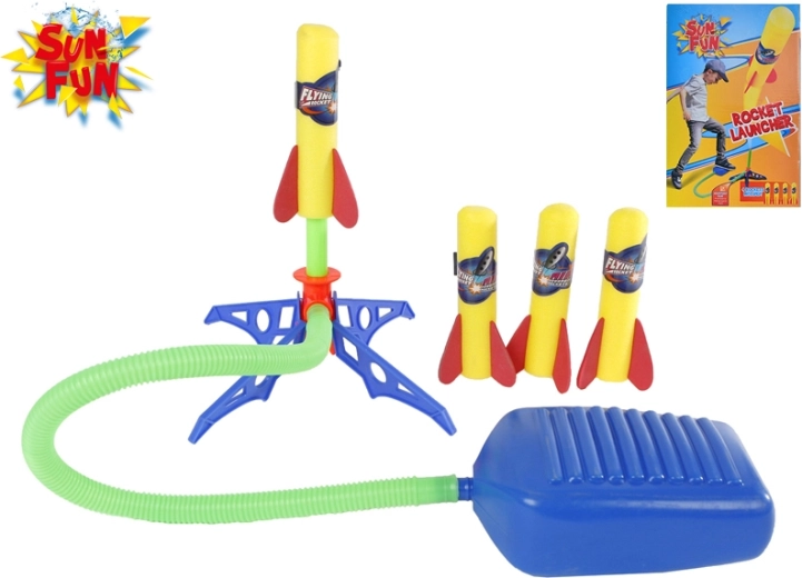 Sun Fun izstreljevalnik penastih raket za otroke