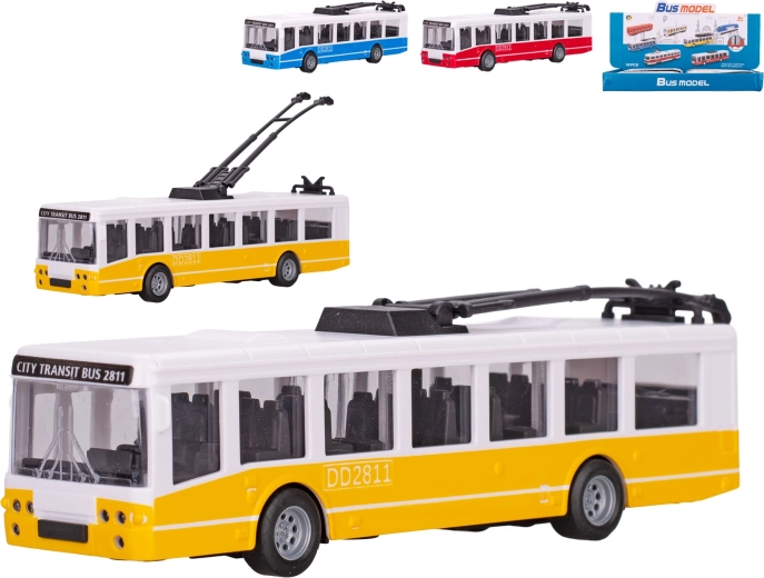 Trolejbus na vztrajnik 17 cm