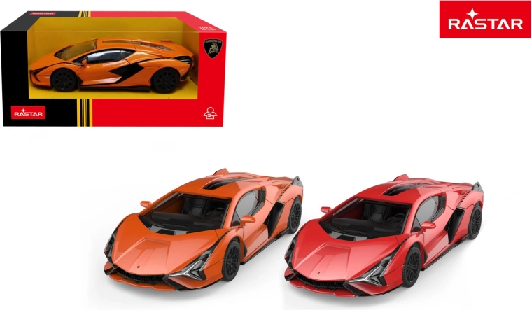 Kovinski modelček Lamborghini Sián 1:43 Rastar oranžen - 1 kos