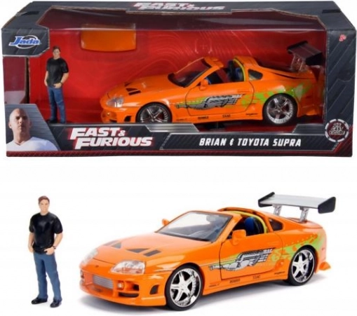 Hitri in drzni Toyota Supra 1995 1:24 s figurico Briana O’Connerja