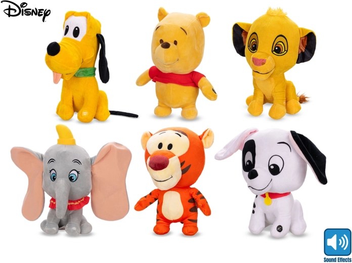 Disney plišasta figurica z zvokom 30 cm - 1 kos