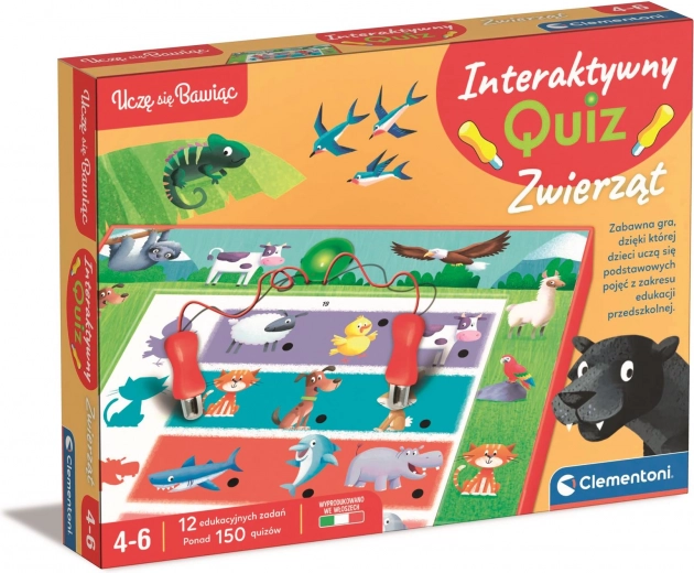 Interaktivni kviz Živali CLEMENTONI (4–6 let)