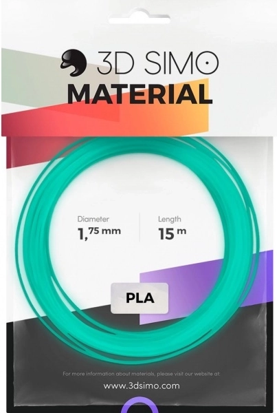 fluorescenčni filament za 3D peresa in 3D tisk 1,75 mm – komplet 15 m