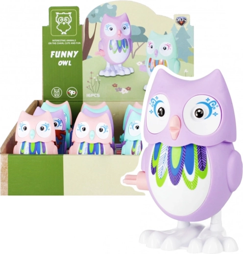 Funny Wind-Up Owl - 1 piece