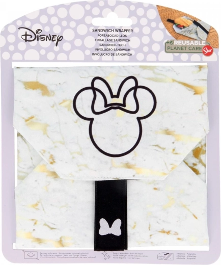 Velik večkrat uporabni ovitek za malico Minnie - 1 kos