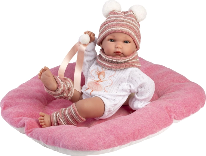 Llorens NEW BORN punčka dojenček – realistična punčka 35 cm, v celoti vinilno telo primerno za vodo
