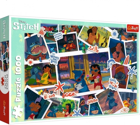 Sestavljanka 1000 koščkov Lilo in Stitch Sladki spomini
