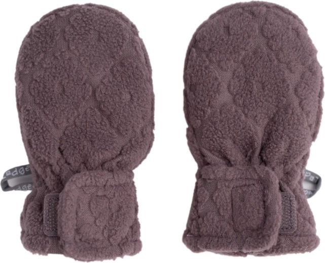 Lodger rokavice brez palca mittens folklore fleece mauve 1–2 leti