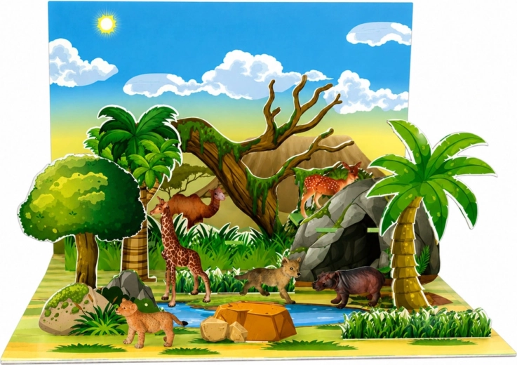 3D park kot kulisa za zgodbe