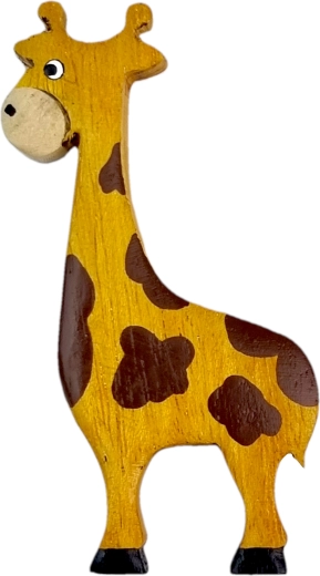 Leseni magnet žirafa – velika