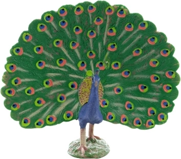Plastični pav, figurica 11 × 11 × 5 cm