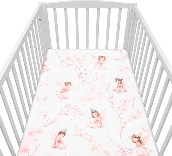 Bombažne rjuhe za otroško posteljico NEW BABY Vile 120×60 cm