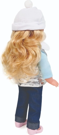 Stajliš zimski outfit s srebrnim telovnikom