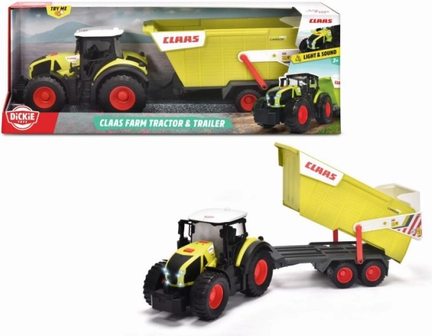 Traktor CLAAS s prikolico 64 cm