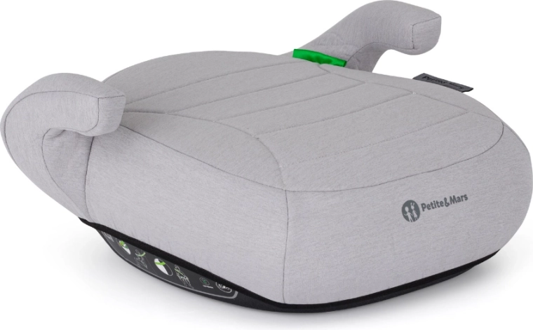 Avtosedežna podloga PETITE&MARS zuno gentle grey za otroke 125–150 cm