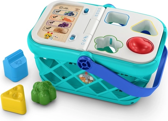 Baby Einstein Magic Touch nakupovalna košarica in sortiranka oblik
