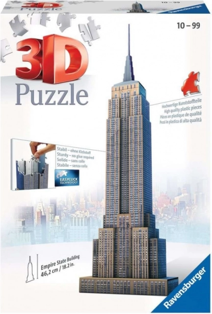 3D puzzla Empire State Building New York od Ravensburger 216 kosov