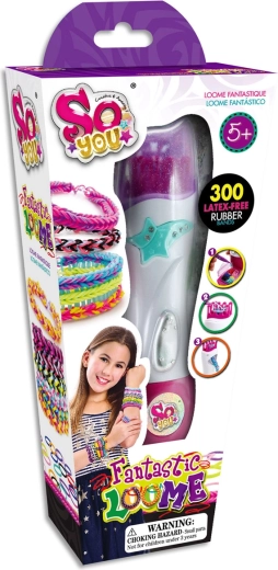 Tasia pletena ustvarjalna set za izdelavo zapestnic iz elastik – 300 kosov brez lateksa