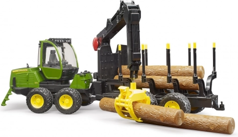 Bruder prevoznik lesa John Deere 1210E z žerjavom 1:16
