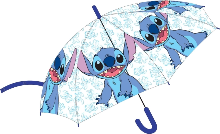 Disney Stitch prozoren dežnik 74 cm